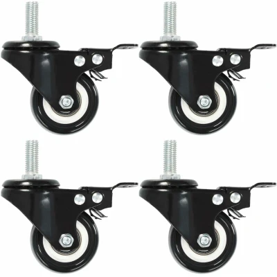 Image of vidaXL Swivel Casters with Brakes 4 pcs 50 mm