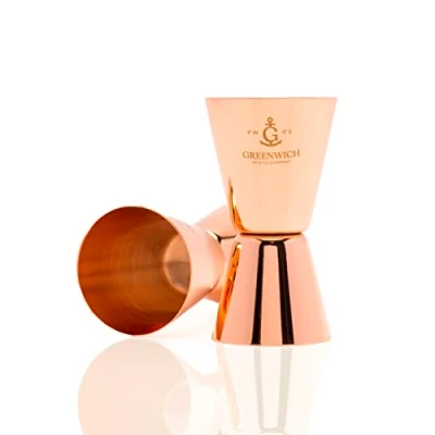 Image of Copper Premium Jigger Professional Cocktail Spirit Measure 25ml 50ml Gin Measure, Alcohol Measuring Tool Gift Box Option Premium, Luxury, Home Bar Accessories Bartender