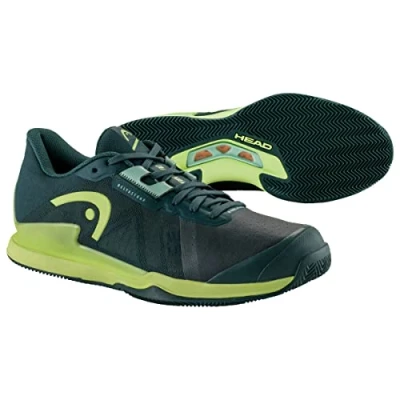 Image of HEAD Men&#039;s Sprint Pro 3.5 Clay Tennis Shoe, Forest Green, Light 40.5 EU