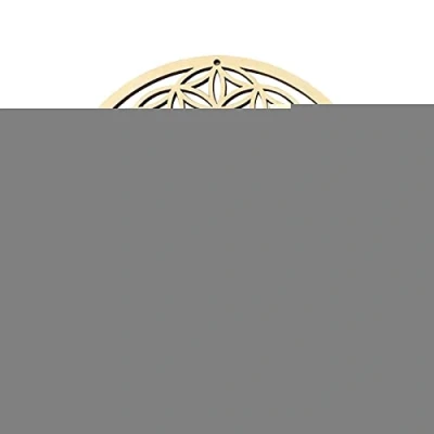Image of Wooden Flower of Life Wall Decor, 30CM Crystal Grid Board Wooden, Hanging Sacred Geometry Wood Art Spiritual Home Decor For Yoga/Meditation, Decoration Bedroom Living Room