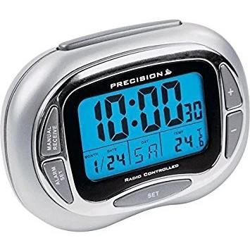 Image of Precision Radio Controlled LCD Alarm Clock (225547500)