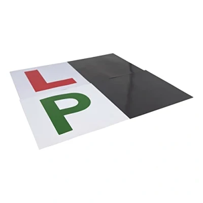 Image of Fully Magnetic Car Red L Plates And Green P Plate 4 Pack For Thick Strong Learner Plates, No Melting Blow Off Easy To Move Without Scratching Painting HTUK
