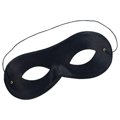 Image of Incredible Zorro Lone Ranger Bandit Fancy Dress Elastic Eye Mask Black (WORLD BOOK DAY)