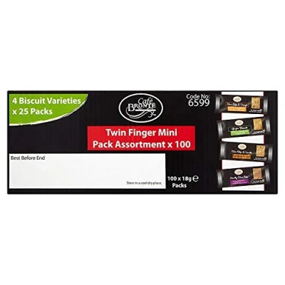 Image of Cafe Paterson Bronte Traditional Minipack Assortment 100x2 Biscuits (4 Flavours)