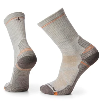 Image of Smartwool Unisex Hike Light Cushion Crew Socks, ASH, XL EU