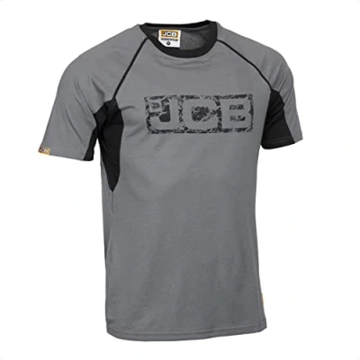 Image of JCB Workwear Men&#039;s T Shirts Trade Shirt Grey/Black X Large