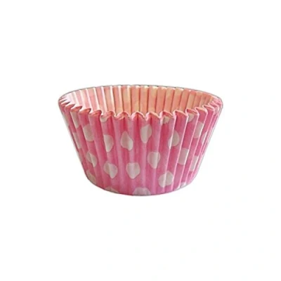 Image of 12 Excellent Quality Muffin / Cupcake Cases by Holly Cupcakes: Pink Polka Dot
