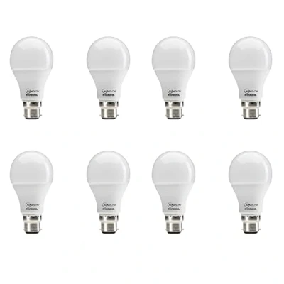Image of Auraglow 3 Step Switch LED Bulb Dimmable Without Dimmer 14w, 100w EQV Cool White 6000K B22 8 Pack