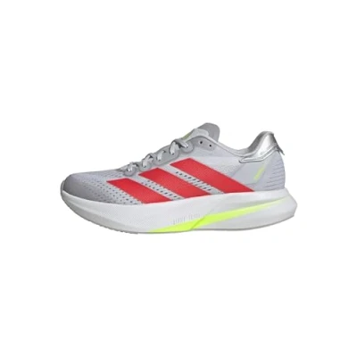 Image of adidas Performance Duramo SPEED2 Road running shoes, Women&#039;s, Size: 6, Dash grey/lucid red/lucid lemon Textile/synthetics