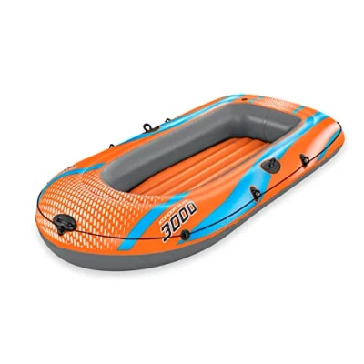 Image of Bestway Kondor Elite 3000 Raft, 8&#039;1&quot; x 48&quot; / 2.46m 1.22m Three Man Inflatable Boat Perfect for Beach, Pool and Lake Adventures