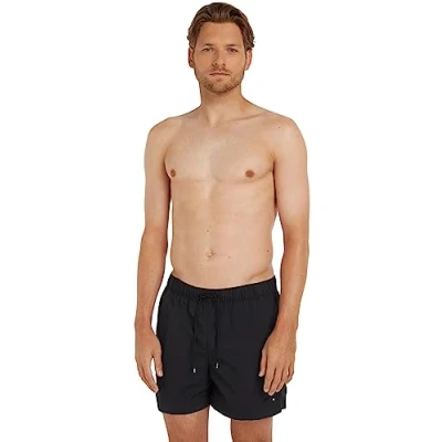 Image of Tommy Hilfiger Medium Drawstring Swimming shorts, Men&#039;s, Size: Medium, Black