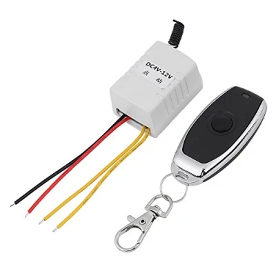 Image of Relay RF Wireless Remote Control Receiver DC4 12V 1 Channel 433Mhz for Home Use Computer Host