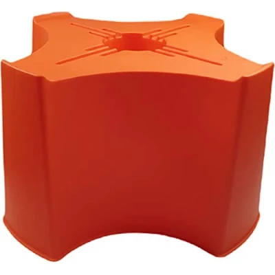 Image of Water Butt Stand, Sturdy Strong Stand Ideal for most 210L shaped Waterbutts and Barrels 210 Litre Waterbutt to Raise Off the Ground Orange