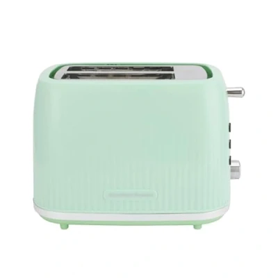 Image of Hamilton Beach Toaster 2 Slice, Miami, 800W, Wide Slots, 7 Browning Levels, Defrost, Reheat &amp; Cancel Functions, Removable Crumb Tray, Cord Storage, Mojito Mint HB1420M