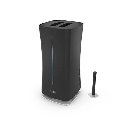 Image of Stadler Form E 009 Humidifier EVA with WiFi, Room Humidifier, External Humidity Sensor, Auto Mode, for Rooms up to 80 m², Ultrasonic Nebuliser, Dimmable LEDs, Suitable Fragrance Oil, Black