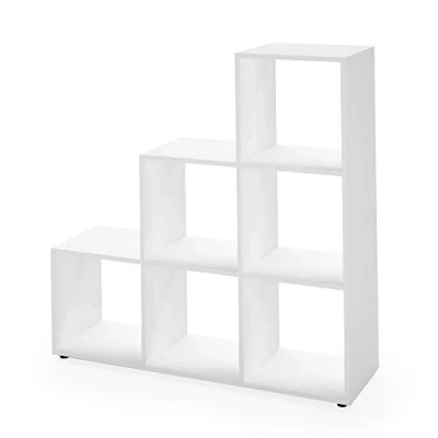 Image of Vicco Staircase shelf, White, 105 x 107.5 cm
