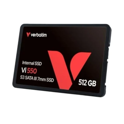 Image of Verbatim Vi550 S3 SSD internal 512GB Solid State drive 2.5&#039;&#039; SATA III interface with 3D NAND technology high performance 560MB/s black