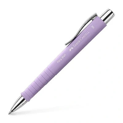 Image of Faber Castell Poly Ball Edition Ballpoint Pen, XB Sweet Lilac,Purple