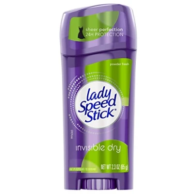 Image of Lady Speed Stick Invisible Dry Antiperspirant And Deodorant Stick, Powder Fresh 2.3 Oz