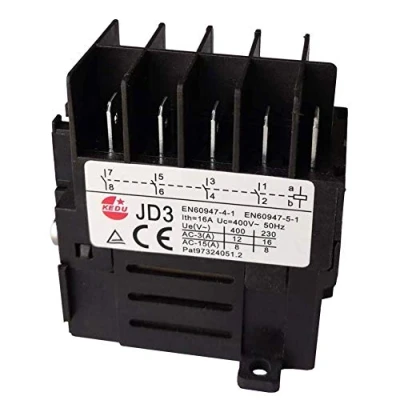 Image of KEDU JD3 10 Pins Electromagnetic Relay KJD11 Switch Relays with Power Failure and Undervoltage Protection Industrial Switches Electrical Appliances Contactor 5NO 400V 16A 50Hz