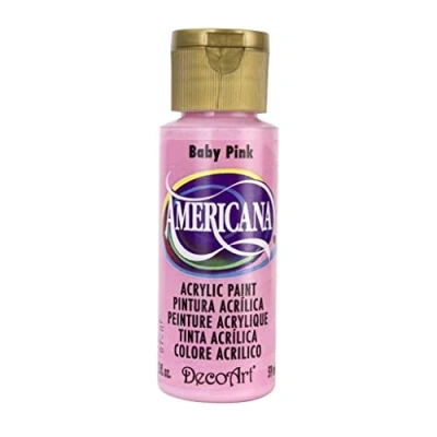 Image of DecoArt Americana Acrylic Paint 2oz Baby Pink Opaque