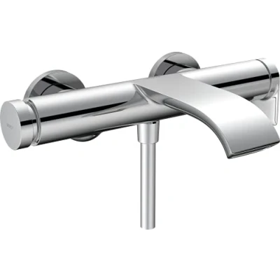Image of hansgrohe Vivenis Single lever bath mixer for exposed installation, chrome, 75420000