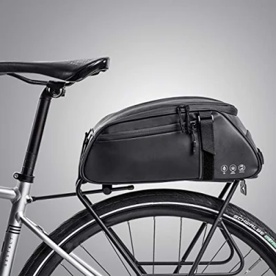 Image of Bike Bag 8L Mountain Road MTB Bicycle Cycling Sport Waterproof Rear Seat Pannier Trunk Shoulder Handbag Panniers &amp; Rack Trunks