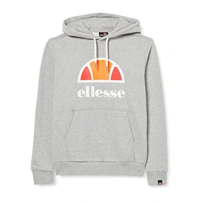 Image of Ellesse Men&#039;s Yuffie Oh Hoody, Grey Marl, XL