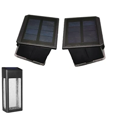 Image of GOODFOEVER 2 Pack Solar Light Replacement Top for Outdoor Fence and Wall Light, Insert Waterproof