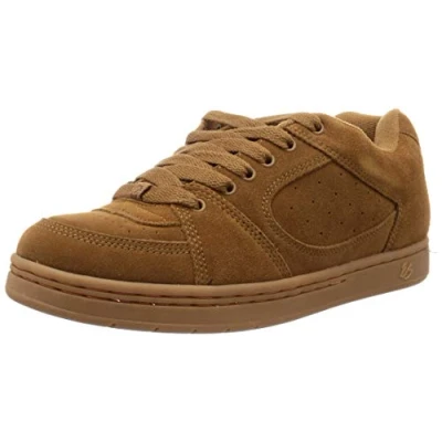 Image of és Accel Unisex Skate shoes, Size: 13, Brown Suede