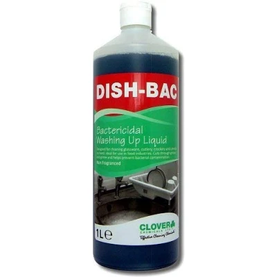 Image of Clover Chemicals Dish Bac Washing Up Liquid 1L 221
