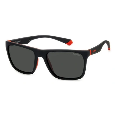 Image of Sunglasses Polaroid Pld 2141/s col. blx/m9 Unisex Square Matte black