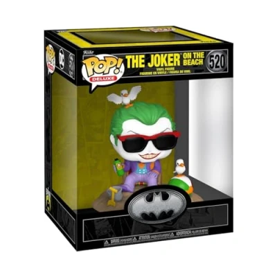 Image of Funko Pop! Deluxe: BM 85th the Joker (Beach) Batman 1989 Collectable Vinyl Figure Gift Idea Official Merchandise Toys for Kids &amp; Adults Movies Fans Model Collectors