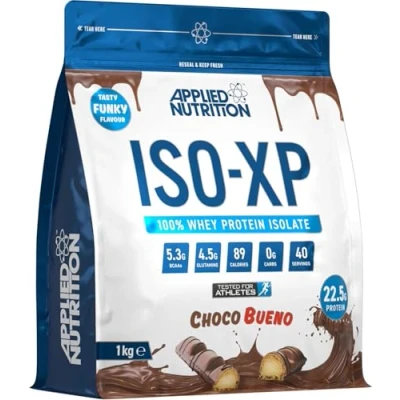 Image of Applied Nutrition ISO XP Whey Isolate Protein Powder, Funky Yummy Flavours (1kg 40 Servings) (Choco Bueno)