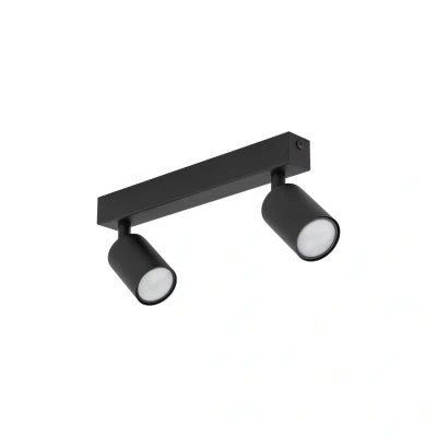 Image of Nex Twin Ceiling Spotlight Black 2xGU10
