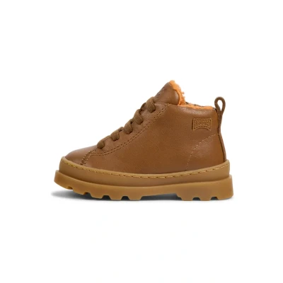 Image of Camper Brutus Baby shoes for kids, Size: 4.5K, Medium brown Leather