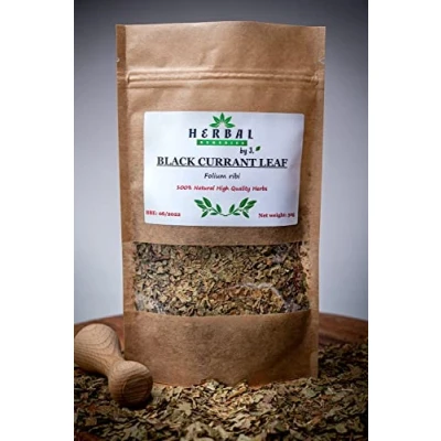 Image of Blackcurrant Leaf Tea Infusion 50g Ribes Nigrum Black Currant Herbal Remedies by J. Czarna porzeczka lisc