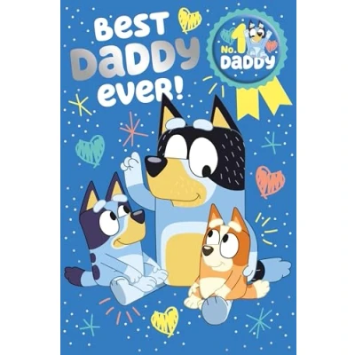Image of Bluey Father&#039;s Day Card for Daddy Happy Fathers