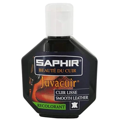 Image of Saphir Juvacuir Dye for Recolouring Leather black NOIR 01