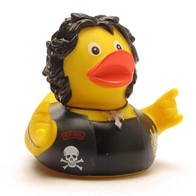 Image of Heavy Metal Rubber Duck Bath Duckshop L: 8 cm