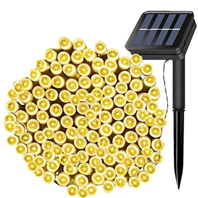 Image of FANSIR Solar String Lights,108ft 300 LED Outdoor Powered Fairy Lights Waterproof 8 Modes Garden Decorative for Tree, Patio, Garden, Yard, Home, Wedding, Party (Warm White)