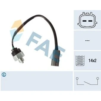 Image of F5E117640A, F5E117640B Switch, reverse light FAE 40988 with cable MAZDA: 3 Hatchback