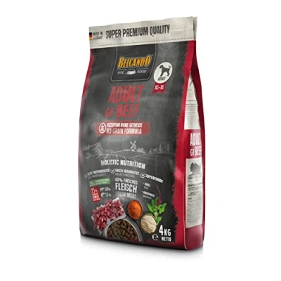 Image of Belcando Adult GF Beef [4 kg] Grain Free Dog Food Dry without with Complete for Dogs from 1 Year