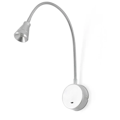 Image of Bel LED Indoor Wall Light Reading Lamp Chrome