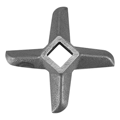 Image of Mincer Blade, Cross Shaped Professional Stainless Steel Chef Meat Grinder Blade Mincers Knife Cutter Replacement for Grinders Mincers(#22)