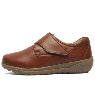 Image of Fleet &amp; Foster Elaine Womens Wedges Brown 8 UK
