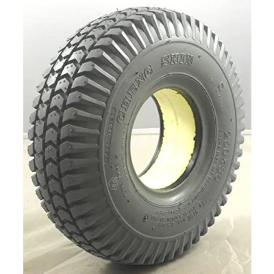 Image of 1 of 3.00 4 Solid Grey Block Mobility Scooter Tyre (260x85)(300x4)