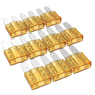 Image of AUPROTEC Micro 2 Car Fuses Blade MikrOTO II 5A 30A Selection: Amp Light Brown Pack of 10