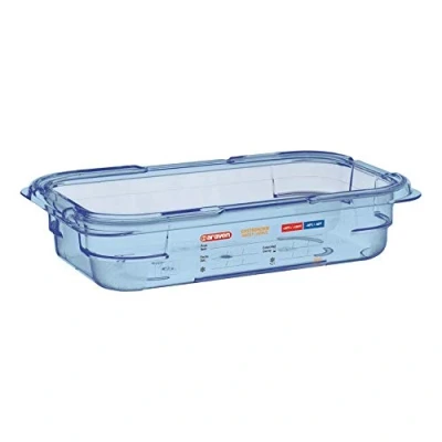 Image of Araven ABS (BPA Free) Blue Container GN 1/4 65mm