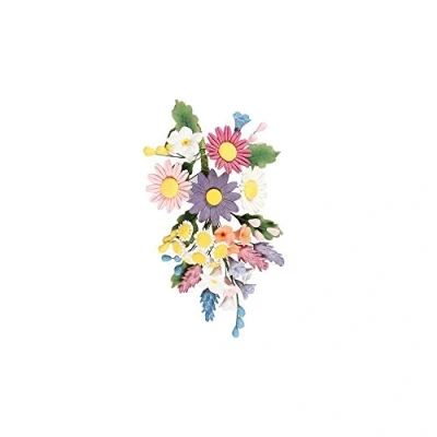 Image of Wild Flower Cake Decoration Spray 180 x 130mm